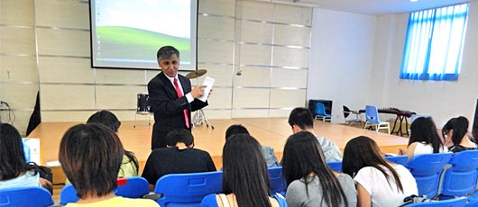  美國圣勞倫斯大學來訪我校國際項目部 