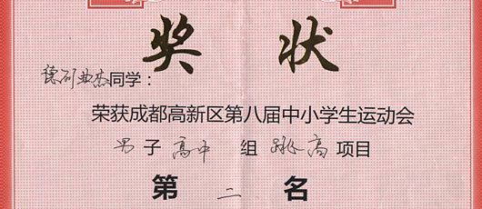 美視學子在成都市高新區中小學生運動會中取得佳績